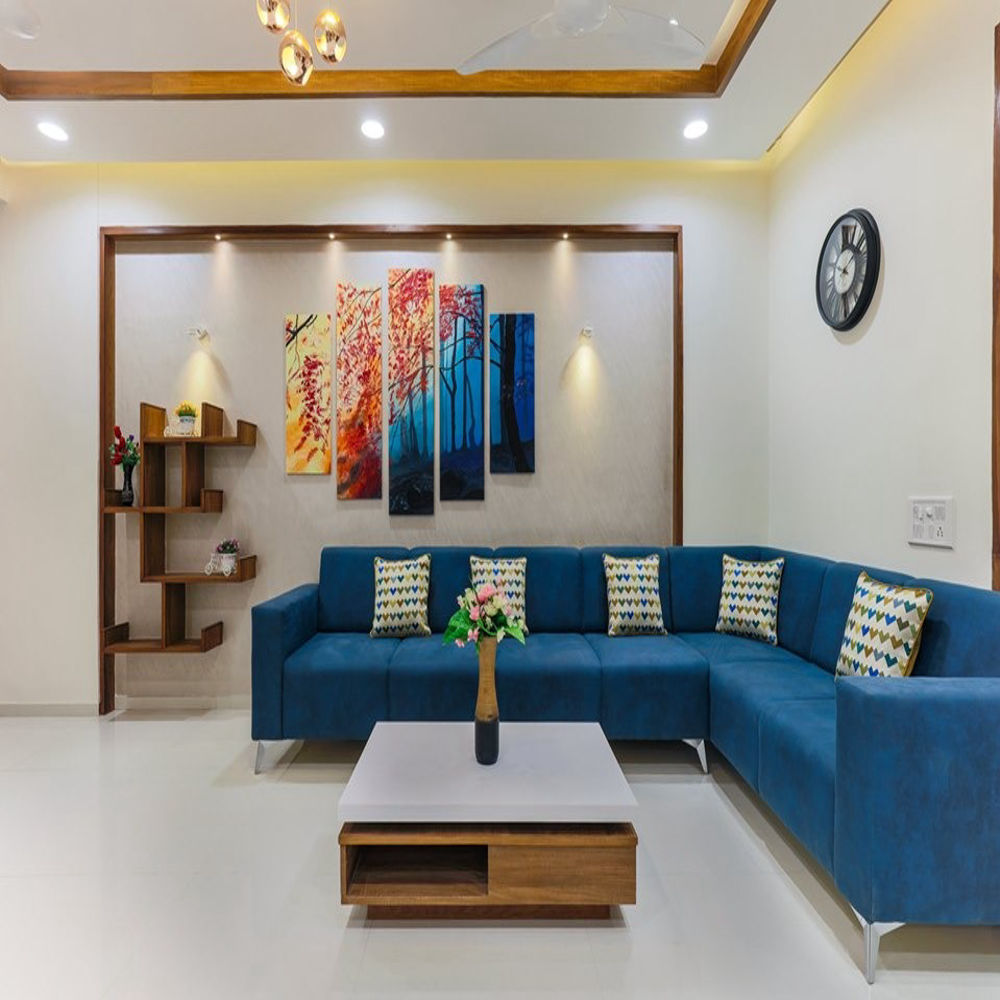 Blue Luxurious Sofa for Hall