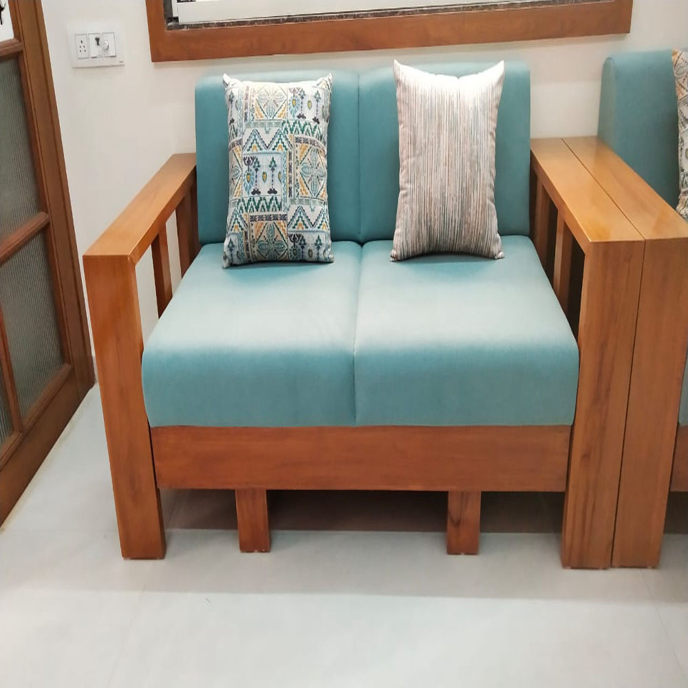 wood sofa